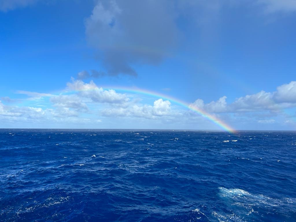 Rainbows and waves